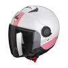 Policarbonato Casco Scorpion Exo City Strada Bianco Corallo -Scorpionsal Negozio 83 336 293