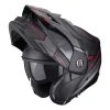 Policarbonato Casco Modulare Scorpion Adx-2 Carrera Nero Rosso -Scorpionsal Negozio scorpion adx2 carrera rosso