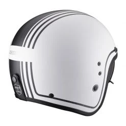 Custom Casco Scorpion Belfast Evo Retrol Bianco Argento -Scorpionsal Negozio scorpion belfastevo retrol bianco 3