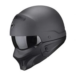 Mentoniera Removibile Casco Scorpion Exo Combat Evo Graphite Grigio Scuro