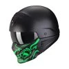 Mentoniera Removibile Casco Scorpion Exo Combat Evo Samurai Nero Verde 1 Mentoniera Removibile Casco Scorpion Exo Combat Evo Samurai Nero Verde -Scorpionsal Negozio scorpion combatevo samurai verde