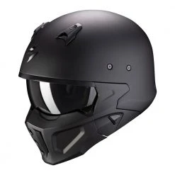 Mentoniera Removibile Scorpion Covert X Solid Nero Opaco