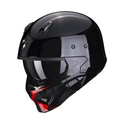 Mentoniera Removibile Casco Scorpion Covert X Tanker Nero Rosso