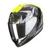 Fibra Casco Scorpion Exo-1400 Carbon Air Aranea Giallo 2 Fibra Casco Scorpion Exo-1400 Carbon Air Aranea Giallo -Scorpionsal Negozio scorpion exo1400 carbon air aranea giallo