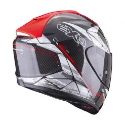 Fibra Casco Scorpion Exo-1400 Carbon Air Aranea Rosso -Scorpionsal Negozio scorpion exo1400 carbon air aranea rosso 3