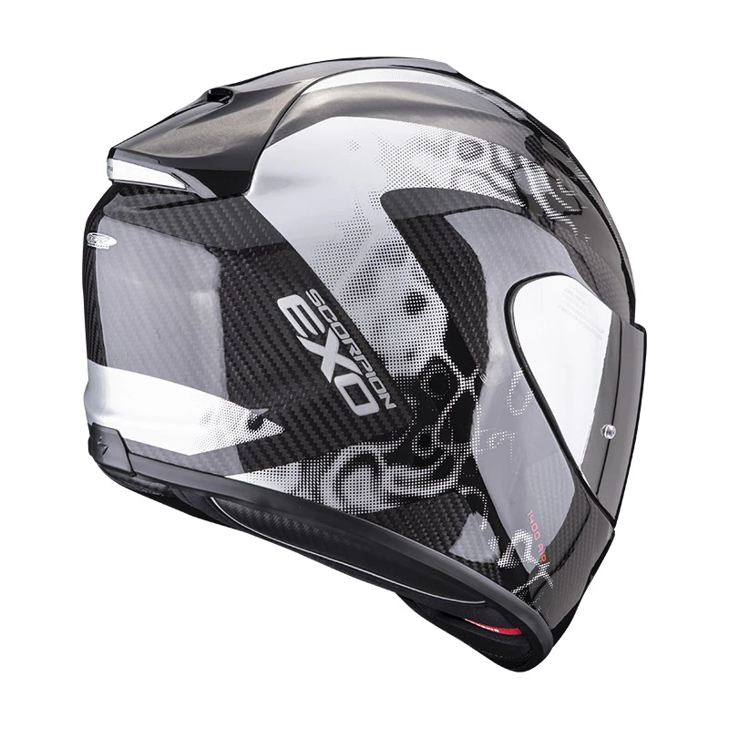 Fibra Casco Scorpion Exo-1400 Carbon Air Cloner Argento 5 Fibra Casco Scorpion Exo-1400 Carbon Air Cloner Argento - immagine 3