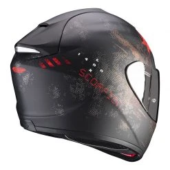 Fibra Casco Scorpion Exo 1400 Air Asio Nero Rosso -Scorpionsal Negozio scorpion exo1400air asio rosso 3