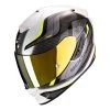 Fibra Casco Scorpion Exo 1400 Air Attune Giallo Bianco -Scorpionsal Negozio scorpion exo1400air attune giallo
