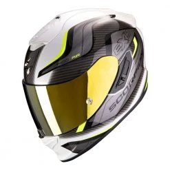 Fibra Casco Scorpion Exo 1400 Air Attune Giallo Bianco