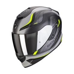 Fibra Casco Scorpion Exo 1400 Air Attune Grigio Giallo