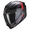 Fibra Casco Scorpion Exo 1400 Carbon Air Drik Rosso -Scorpionsal Negozio scorpion exo1400air carbon drik rosso