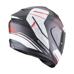 Fibra Casco Scorpion Exo 1400 Air Vittoria Nero Bianco -Scorpionsal Negozio scorpion exo1400air vittoria nerobianco 3