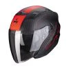 Policarbonato Casco Scorpion Exo 230 Condor Nero Opaco Rosso -Scorpionsal Negozio scorpion exo230 condor rosso