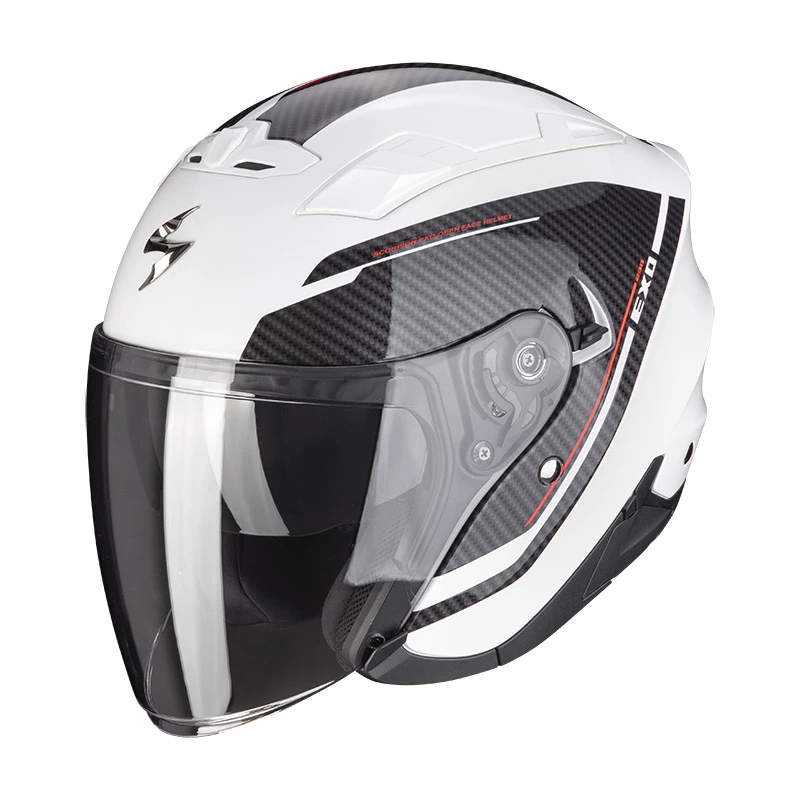 Policarbonato Casco Scorpion Exo 230 Fenix Bianco Nero 3 Policarbonato Casco Scorpion Exo 230 Fenix Bianco Nero