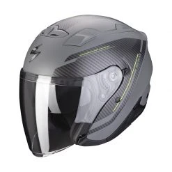 Policarbonato Casco Scorpion Exo 230 Fenix Grigio Opaco Nero