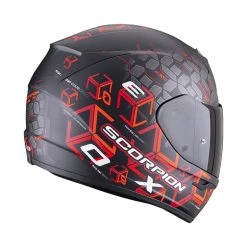 Policarbonato Casco Scorpion Exo 390 Cube Nero Opaco Rosso 7 Policarbonato Casco Scorpion Exo 390 Cube Nero Opaco Rosso -Scorpionsal Negozio scorpion exo390 cube rosso 3