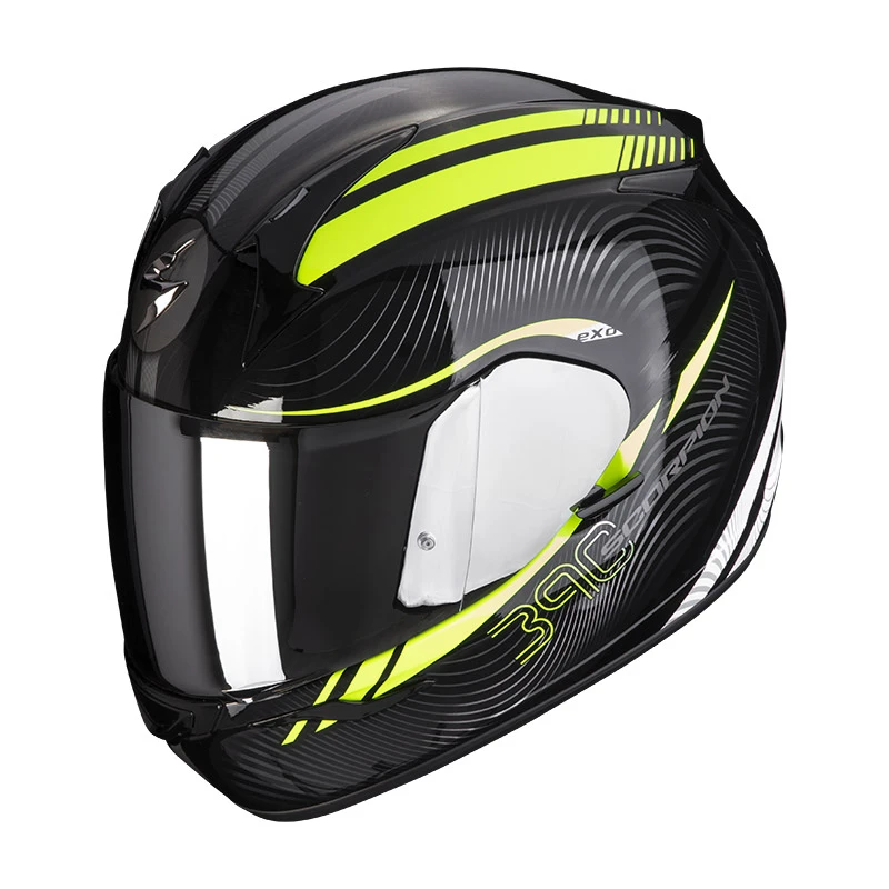Policarbonato Casco Scorpion Exo 390 Sting Nero Giallo Neon 3 Policarbonato Casco Scorpion Exo 390 Sting Nero Giallo Neon