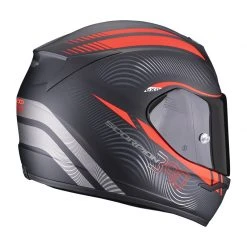 Policarbonato Casco Scorpion Exo 390 Sting Nero Opaco Rosso -Scorpionsal Negozio scorpion exo390 sting rosso 3