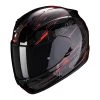 Policarbonato Casco Scorpion Exo 390 Beat Rosso Nero -Scorpionsal Negozio scorpion exo390beat rosso