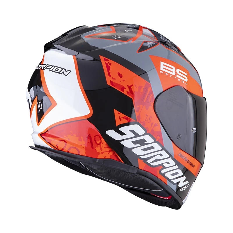 Policarbonato Casco Scorpion Exo 491 Fabio 20 5 Policarbonato Casco Scorpion Exo 491 Fabio 20 - immagine 3