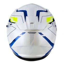 Policarbonato Scorpion Exo-510 Air Galva Bianco Blu -Scorpionsal Negozio scorpion exo510 galva blu 3