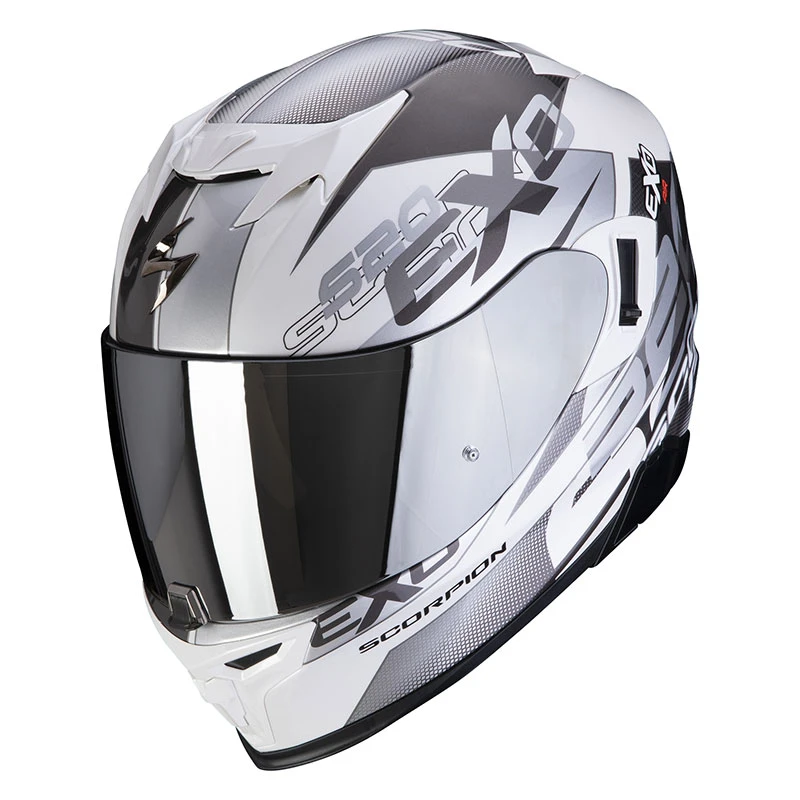 Policarbonato Casco Scorpion Exo 520 Air Cover Bianco Argento 3 Policarbonato Casco Scorpion Exo 520 Air Cover Bianco Argento