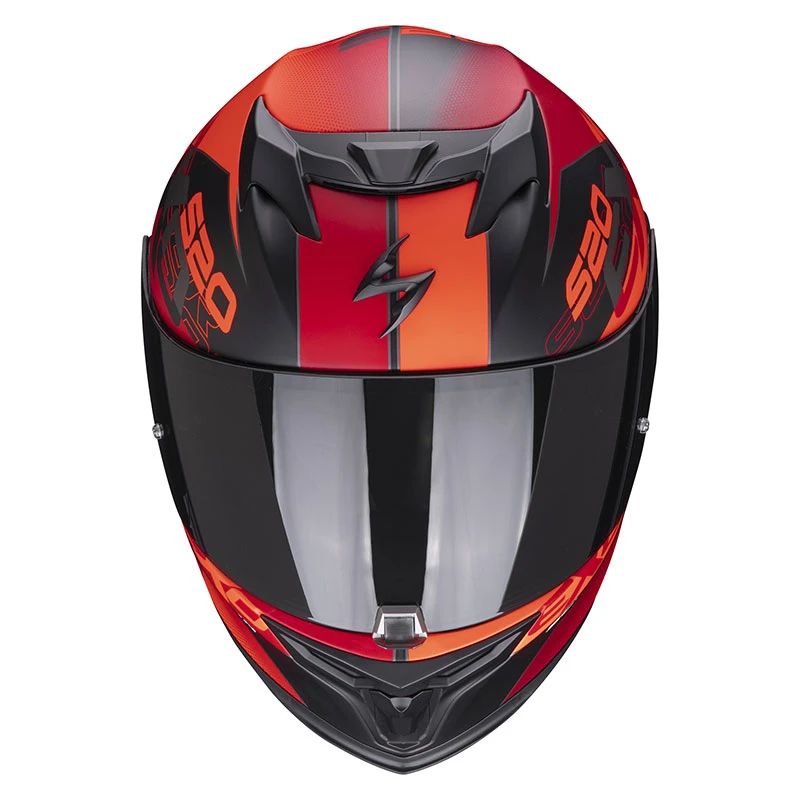 Policarbonato Casco Scorpion Exo 520 Air Cover Nero Rosso 4 Policarbonato Casco Scorpion Exo 520 Air Cover Nero Rosso - immagine 2