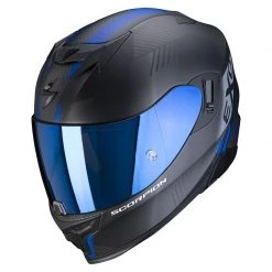 Policarbonato Casco Scorpion Exo 520 Air Laten Nero Blu