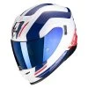 Policarbonato Casco Scorpion Exo 520 Air Lemans Bianco Blu