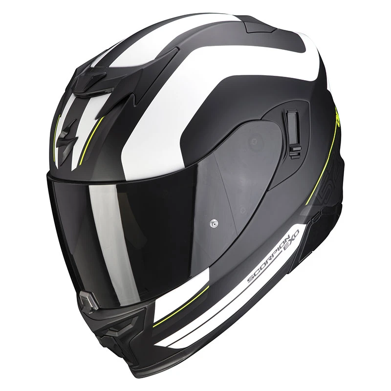 Policarbonato Casco Scorpion Exo 520 Air Lemans Nero Bianco 3 Policarbonato Casco Scorpion Exo 520 Air Lemans Nero Bianco