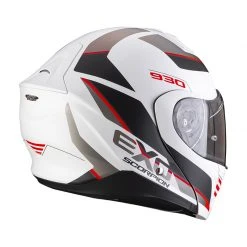Policarbonato Casco Modulare Scorpion Exo 930 Navig Bianco Rosso 7 Policarbonato Casco Modulare Scorpion Exo 930 Navig Bianco Rosso -Scorpionsal Negozio scorpion exo930 navig biancorosso 3