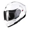Policarbonato Casco Modulare Scorpion Exo 930 Shot Bianco Nero -Scorpionsal Negozio scorpion exo930 shot bianco