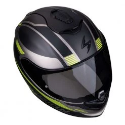 Fibra Casco Integrale Scorpion Exo 1400 Air Free Giallo Opaco -Scorpionsal Negozio scorpion exo 1400 air free giallo 2