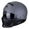 Mentoniera Removibile Scorpion Exo-combat Solid Grigio Opaco -Scorpionsal Negozio scorpion exo combat grey