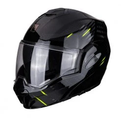 Policarbonato Casco Modulare Scorpion Exo Tech Pulse Nero -Scorpionsal Negozio scorpion exo tech pulse