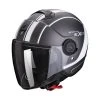 Policarbonato Casco Scorpion Exo City Scoot Argento Opaco Bianco 1 Policarbonato Casco Scorpion Exo City Scoot Argento Opaco Bianco -Scorpionsal Negozio scorpion exocity scoot argentomatt