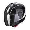 Policarbonato Casco Scorpion Exo City Scoot Nero Bianco 1 Policarbonato Casco Scorpion Exo City Scoot Nero Bianco -Scorpionsal Negozio scorpion exocity scoot nerobianco