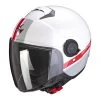 Policarbonato Casco Scorpion Exo City Strada Bianco Rosso -Scorpionsal Negozio scorpion exocity strada biancorosso