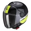 Policarbonato Casco Scorpion Exo City Strada Nero Bianco Giallo -Scorpionsal Negozio scorpion exocity strada giallo