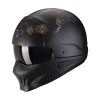 Mentoniera Removibile Casco Scorpion Exo Combat Evo Kalavera Nero Oro -Scorpionsal Negozio scorpion exocombat evo kalavera oro