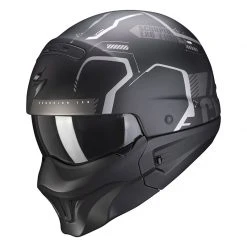 Mentoniera Removibile Casco Scorpion Exo Combat Evo Ram Nero Argento