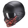 Mentoniera Removibile Casco Scorpion Exo Combat Evo Samurai Nero Rosso -Scorpionsal Negozio scorpion exocombatevo samurai rosso