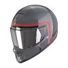 Fibra Casco Scorpion Exo Hx1 Nostalgia Grigio Nero Rosso -Scorpionsal Negozio scorpion exohx1 nostalgia grigio