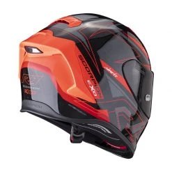 Fibra Casco Scorpion Exo R1 Gaz Nero Rosso -Scorpionsal Negozio scorpion exor1 gaz rosso 3