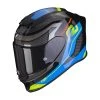 Fibra Casco Scorpion Exo R1 Vatis Nero Blu -Scorpionsal Negozio scorpion exor1 vatis blu