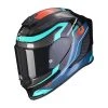 Fibra Casco Scorpion Exo R1 Vatis Nero Blu Rosso -Scorpionsal Negozio scorpion exor1 vatis blurosso