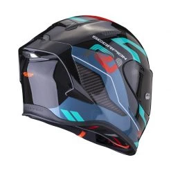 Fibra Casco Scorpion Exo R1 Vatis Nero Blu Rosso -Scorpionsal Negozio scorpion exor1 vatis blurosso 3