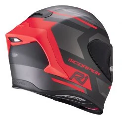 Fibra Casco Scorpion Exo R1 Air Orbis Nero Rosso -Scorpionsal Negozio scorpion exor1air orbis rosso 3