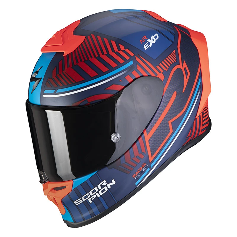 Fibra Casco Scorpion Exo R1 Air Victory Blu Rosso 3 Fibra Casco Scorpion Exo R1 Air Victory Blu Rosso
