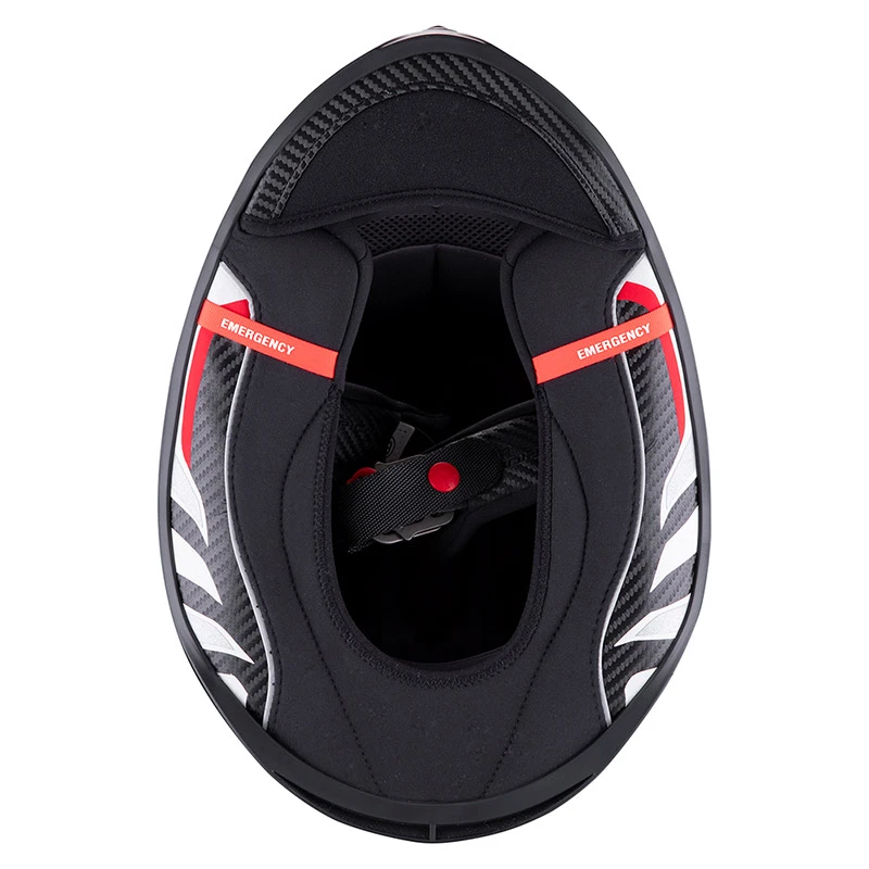 Interni Interno Completo Scorpion Exo R1 Carbon Air Bianco 3 Interni Interno Completo Scorpion Exo R1 Carbon Air Bianco
